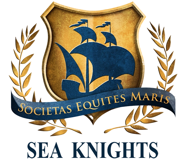 Tengeri Lovagok Társaságának logója
